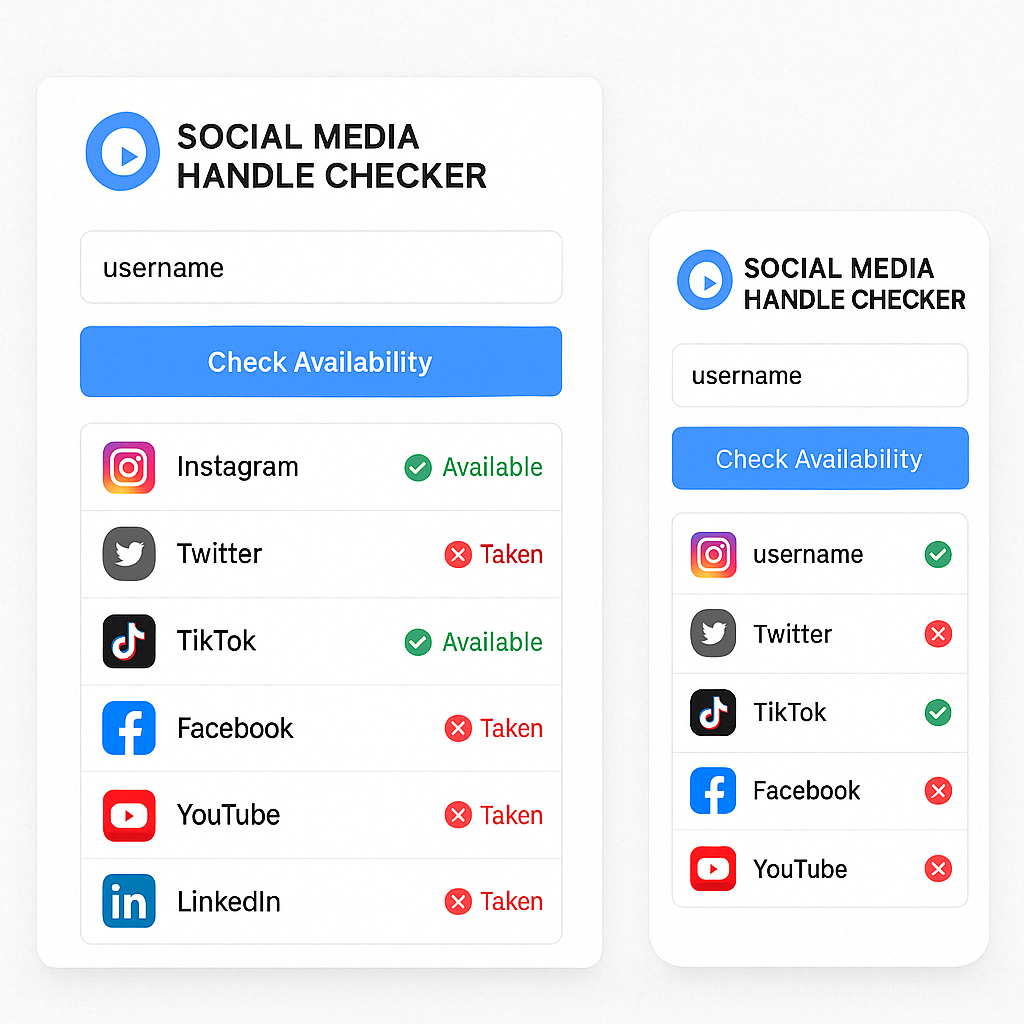 social media username checker